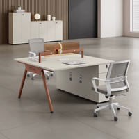 Nouveau bureau d'ordinateur exécutif en bois moderne, de haute qualité, réglable et durable, avec tiroir de rangement pour dossiers, mobilier de bureau personnalisable