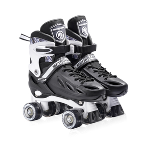 METROLLER Patins à roulettes clignotants abordables, nouveau design pour enfants et adultes, taille ajustable, en solde, patins à roulettes quad - Product Image 5