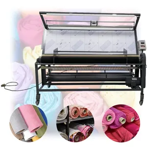 Fabric Inspection and Measuring Machine Fabric Rolling Machine Fabric Roll Slitting Machine All in One