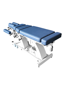 Mesa de Quiropráctica Profesional para Fisioterapia, Mesa Eléctrica Silenciosa con Sistema de Descenso, Extensible, Cama de Masaje Osteopático para Sala de Terapia - Product Image 1