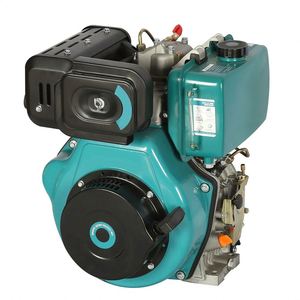Moteur diesel monocylindre refroidi par air de 14 HP 9,5 kW à démarrage électrique avec roulement 195f - Product Image 1