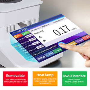 Tahıl Halojen Nem Analizörü %0,1 Halojen Lamba Isıtmalı Nem Analizörü 0,001g Gıda, Çay, Toprak Nem Analizörü - Product Image 4