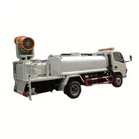6 Roda Multipurposeep Stainless Steel Water Sprinkler Truck dengan Kabut Meriam