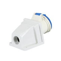 Prise industrielle murale IP44 3 broches 220V 32A, prise industrielle à montage en surface avec joint étanche PG25