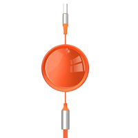 Logo Câble de charge 6A Promotionnel 3 en 1 Rétractable 3A Charge rapide USB Câble de données trois-en-un pour téléphone/Type C/Android