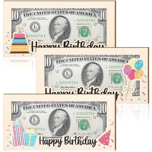 Portefeuille en bois pour cadeau d'anniversaire, porte-enveloppes pour argent, décoration de fête pour célébration d'anniversaire - Product Image 1