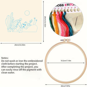 Set di ricamo per piante fai da te, - Product Image 5