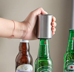 Ouvre-bouteille automatique portable à piles <span class=keywords><strong>pour</strong></span> bière, soda, canettes, camping en plein air, fête - Product Image 3