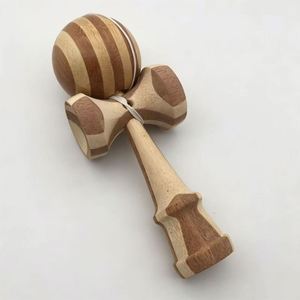 Kendama Japonesa Profesional de Bambú de 6 cm con Rayas, Juguete de Equilibrio, Espada de Bambú, Rompecabezas de Jade - Product Image 5