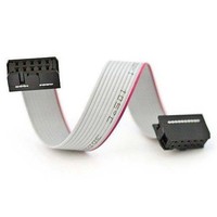 Cable Plano Gris UL4413 de Baja Emisión de Humo y Cero Halógenos, Tipo IDC, Paso de 2.54mm, 6P-64 Pines, para Sensor de Temperatura