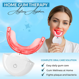 Dispositivo de Terapia de Luz Roja de 32 LED para Cuidado Bucal, Salud de las Encías, Blanqueamiento Dental, Masajeador de Limpieza Infrarroja Portátil con Alimentación USB - Product Image 3