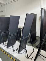 Écran d'affichage publicitaire numérique LCD portable sur pied pour intérieur, 32-43 pouces, avec support de kiosque, signalétique, SDK, OEM, garantie 1 an