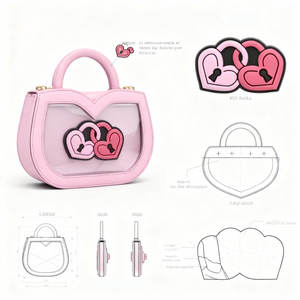 Bolsa Ita, Mochila de Anime Personalizada con MOQ Bajo, Bolsa Transparente Cruzada, Bolso de Mano Personalizado - Product Image 4