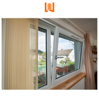 Venta caliente tolva ventanas abiertas vinilo PVC ventana energéticamente eficiente ventanas de vidrio tamaños estándar inclinación y giro ventana