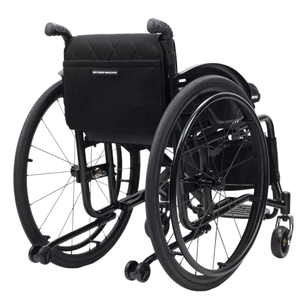 Fauteuil roulant manuel en alliage d'aluminium léger avec dossier pliable et roues arrière de 24 pouces pour <span class=keywords><strong>personne</strong></span> handicapée - Product Image 3
