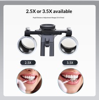Miroir grossissant, lampe frontale dentaire, lampe chirurgicale, loupe binoculaire, haute définition, best-seller
