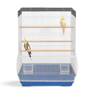 Jaula de Acero Inoxidable para Pájaros, Jaula Grande para Cría de Loros y Canarios con Puerta Lateral, ¡Oferta! - Product Image 3