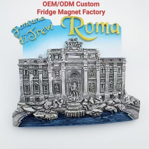 Imán de nevera <span class=keywords><strong>Roma</strong></span> personalizado OEM/ODM, fuente de Trevi, recuerdo de resina 3D para <span class=keywords><strong>turismo</strong></span> de Italia, regalo para minoristas, tienda de recuerdos, suministro de souvenirs - Product Image 1