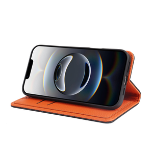 Étui de téléphone portable en cuir de style mode pour <span class=keywords><strong>iPhone</strong></span> 16 Pro Max 15 Plus 14 13 17 Air 16e 12 avec porte-cartes magnétique et rabat portefeuille - Product Image 5