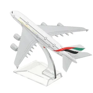 Modèle d'<span class=keywords><strong>avion</strong></span> en métal moulé sous pression, échelle 1:400, 16 cm, A380, A350, A340, A330, A320, Airbus - Product Image 1