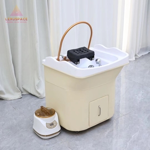 Diseño moderno Económico Spa Head Spa Bed con lavabo de lavado de cabello desmontable para salones de belleza y uñas - Product Image 1