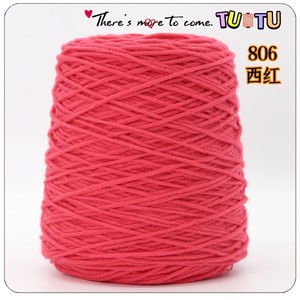 92 colores precio de fábrica 400g Cono Acrílico hilo 8ply bebé leche algodón mechón hilo para mechones pistola alfombra tejer - Product Image 5
