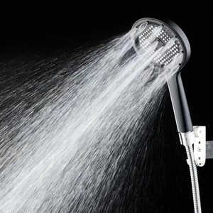 <b>Shower</b> <b>Head</b> Round High <b>Pressure</b> Rain Spray Portable Bathroom Showerhead - Product Image 2