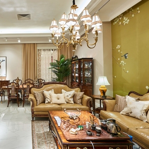 Luxus geschnitztes Holzsofa Massivholz schnitzerei Hand bemaltes Furnier muster Wohnzimmer möbel Klassisches arabisches Majlis-Sofa - Product Image 4