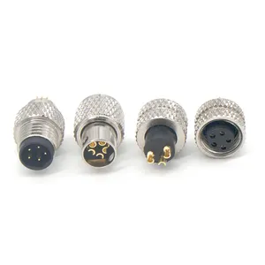 M8 Connectors Plug Wire Assembly Cable IP67 3~8 Pin Waterproof Circular Connectors