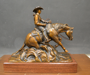 Escultura <span class=keywords><strong>de</strong></span> Victor <span class=keywords><strong>Rousseau</strong></span> en bronce desnudo contemplando a Beethoven - Product Image 2