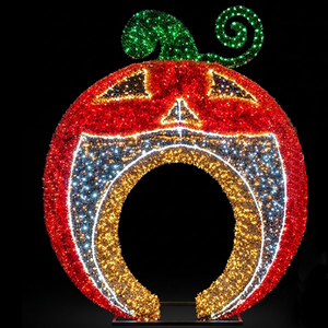 Décoration d'Halloween : Grandes Lumières LED 3D Extérieures Étanche pour Motifs, Citrouille Géante pour Événements en Rue et Affichage en Place Publique - Product Image 1