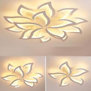 Nueva llegada de luces de techo LED modernas, acrílico remoto para sala de estar, dormitorio, comedor, Negro/blanco, IP33, garantía de 3 años - Product Image 4