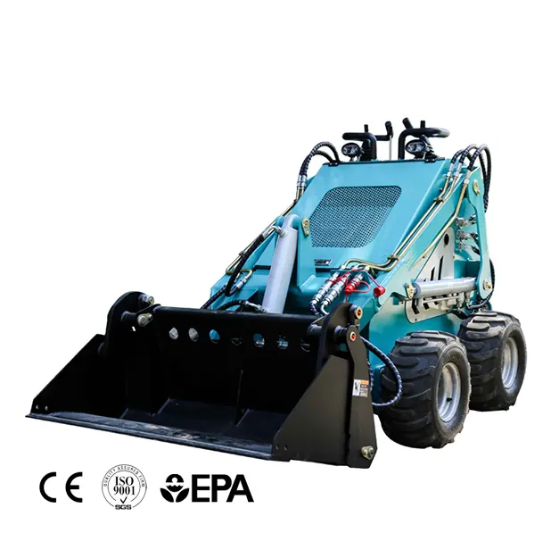 EPA CE approved china factory mini crawler skid steer loaders Mini Track Skid Steer Loader