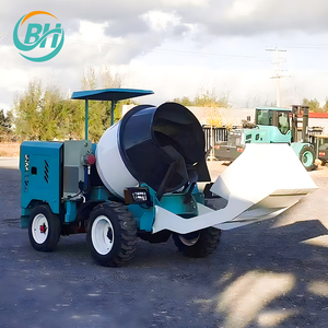 Bétonnière mobile autochargeante 0,5 m³ montée sur véhicule, malaxeur à ciment rotatif, prix de vente - Product Image 4