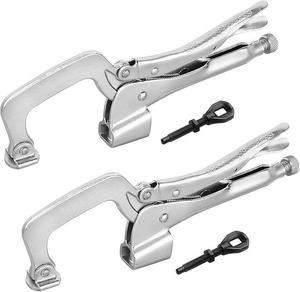 Fixation professionnelle pour <span class=keywords><strong>soudeur</strong></span> robuste - Pince <span class=keywords><strong>de</strong></span> <span class=keywords><strong>table</strong></span> <span class=keywords><strong>de</strong></span> travail réglable pour perceuse - Product Image 2