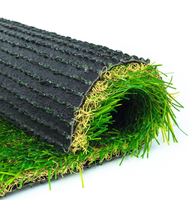 Gazon artificiel en caoutchouc de 10 mm, gazon synthétique écologique, résistant à l'eau, antidérapant, pour l'aménagement paysager intérieur et extérieur