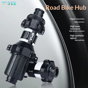 SeeMore Prêt à expédier : Moyeux de vélo avant/arrière à frein à disque, moyeux à axe traversant 12*100/142mm 24H, ensemble de moyeux pour VTT - Product Image 4