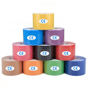 Bande de kinésiologie Pro Athletic Sports pour la physiothérapie, imperméable, 5cmx5m, Fita Elastica Kinesiologica Cinta Wraps Support Pack - Product Image 2