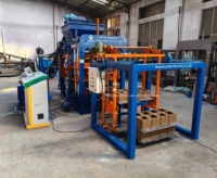 QT4-15 Vente directe usine Machine automatique de fabrication de briques en béton marque BRK Ligne de production de briques avec PLC et surveillance à distance de haute qualité Garantie 1 an