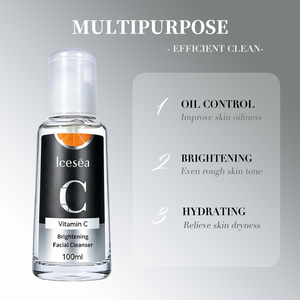 Gel Nettoyant Profond Liquide Bio à la Vitamine C, Produit Rafraîchissant pour Peaux Mixtes - Product Image 3