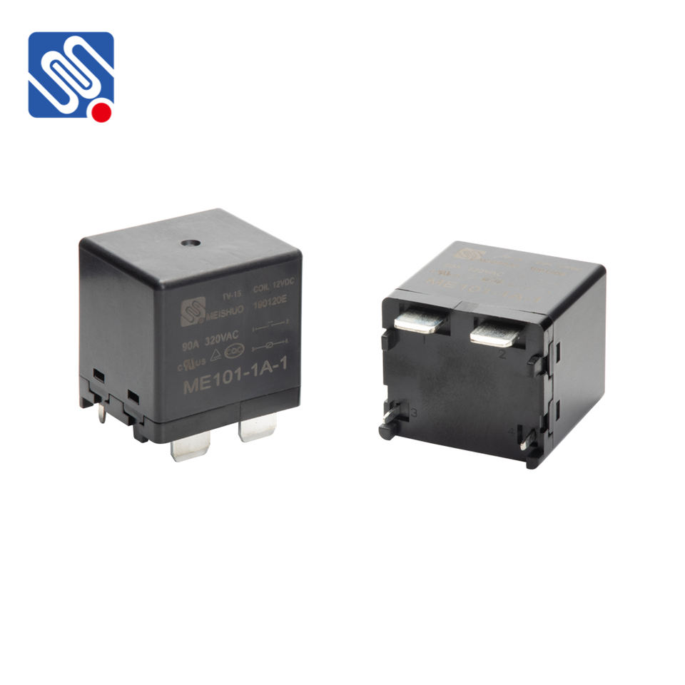 Meishuo ME101 90A 12VDC 320VAC 4-Pin Power Relay High Power Electronic Relay for Wholesale