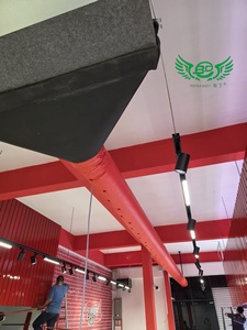 <span class=keywords><strong>Ducto</strong></span> de Tela Rojo para Aire Acondicionado con Soporte Interno, Fabricante y Proveedor de Sistemas HVAC - Product Image 5