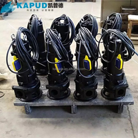 Pompe à eaux usées submersible à lame articulée en fonte MPE300-2M avec fonction de découpe 1000L/heure 380V - Garantie 1 an