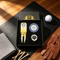 Outil de réparation de divots de golf à une seule pointe, marqueur de balle de golf et outil de réparation de divots personnalisés, vente en gros de matériel de golf sur mesure