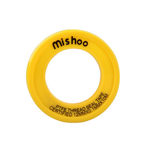 Cinta de Sellado de Roscas de PTFE Mishoo, 12 mm x 0,1 mm x 10 m, Certificada, Impermeable y a Prueba de Fugas - Product Image 1