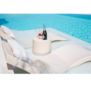 PE açık havuz şezlong güverte şezlong güneş yüzme havuzu bahçe uzanmış sandalye su şezlong Ledge havuzu güneş şezlong - Product Image 1