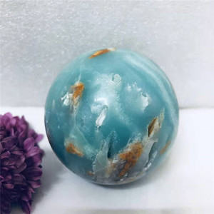 Sfera di Cristallo Naturale all'Ingrosso, Pietre Curative, Calcite Blu dei Caraibi - Product Image 4