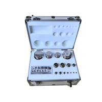 Ensemble de poids d'étalonnage TIANQING OIML Classe E2 F1, 1 mg à 200 g, en acier inoxydable 304 poli miroir, avec susceptibilité magnétique <0,005, pour laboratoire