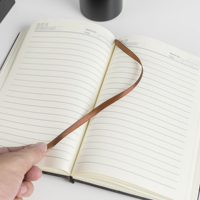 Ensemble cadeau personnalisé de luxe pour entreprise, comprenant un carnet A5 en cuir PU rigide avec couverture en PP/lin, une tasse isotherme, et une boîte cadeau avec logo personnalisé UV.