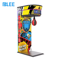 Jeu de boxe à monnayeur BLEE pour salles d'arcade, salles de jeux, centres de divertissement familial, machine de frappe avec affichage LED, usage commercial